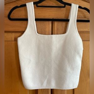 Abercrombie & Fitch Cream Sweater tank